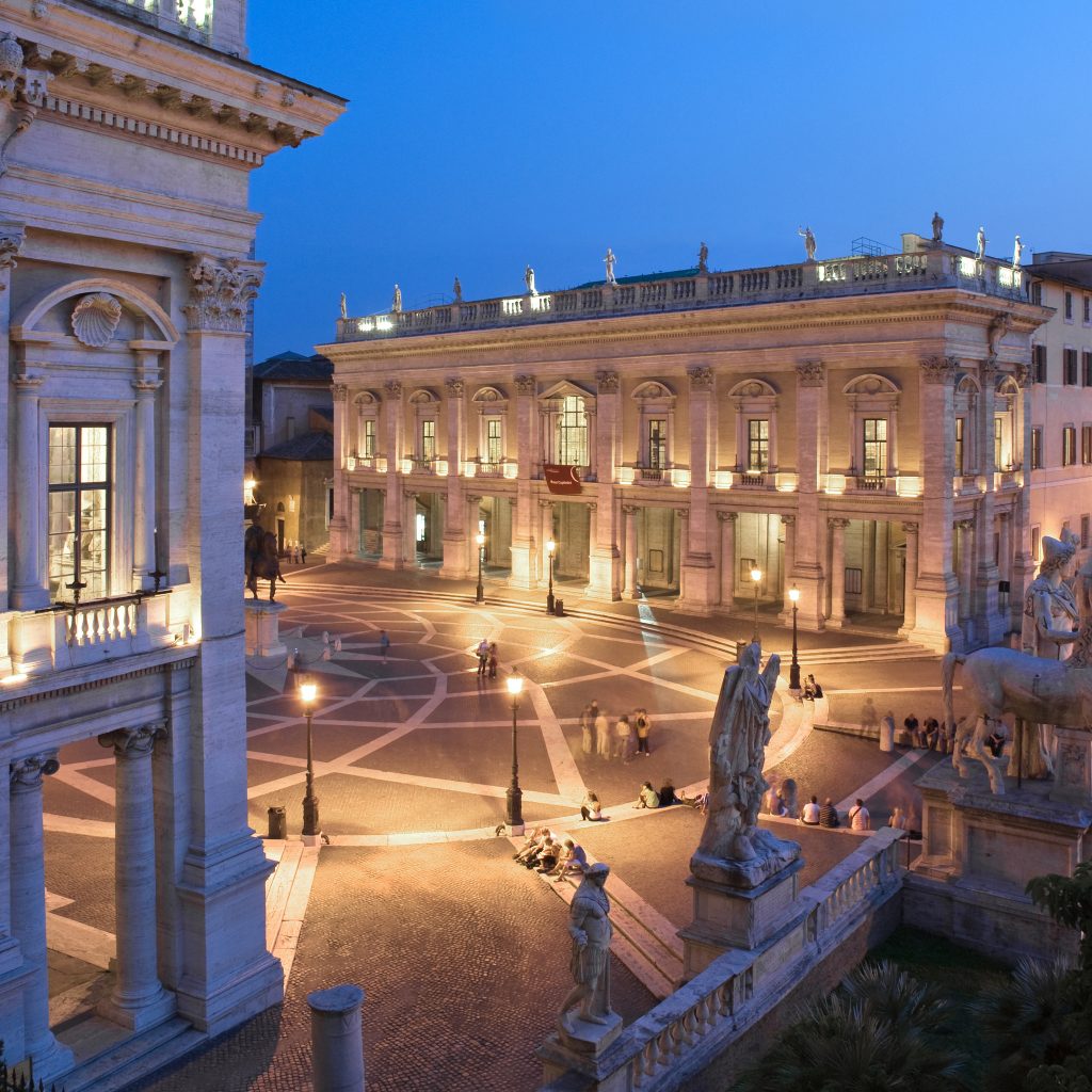 Piazza del Campidoglio Michelangelo Roma
